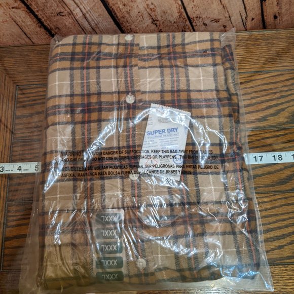 Eddie Bauer Bristol Flannel Relaxed Open Fit 100% Cotton Size XXXL SNEW WITH TAG - Picture 7 of 9